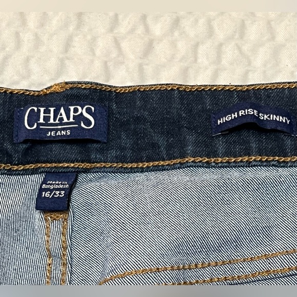 👖 Women’s Chaps Button-Fly Skinny Jeans - Picture 7 of 12